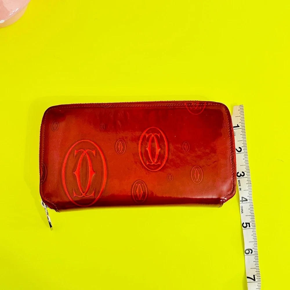Cartier long zippy wallet patent leather - Picture 5 of 14